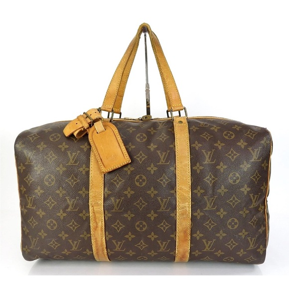 Louis Vuitton Brown Monogram Duffle Tote Bag Unisex - Picture 2 of 16